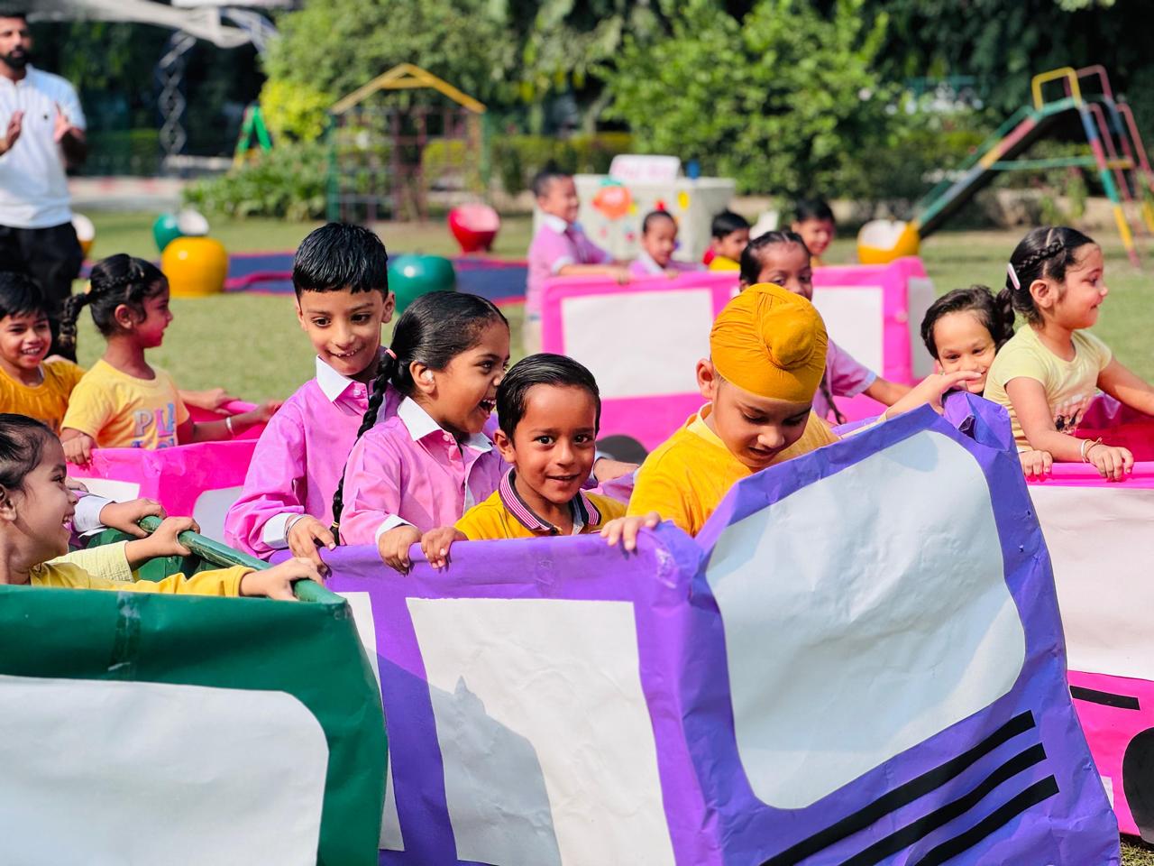 Jasmine Play School Students Have Fruity Fiesta At Modern School! at Modern Senior Secondary School, Patiala